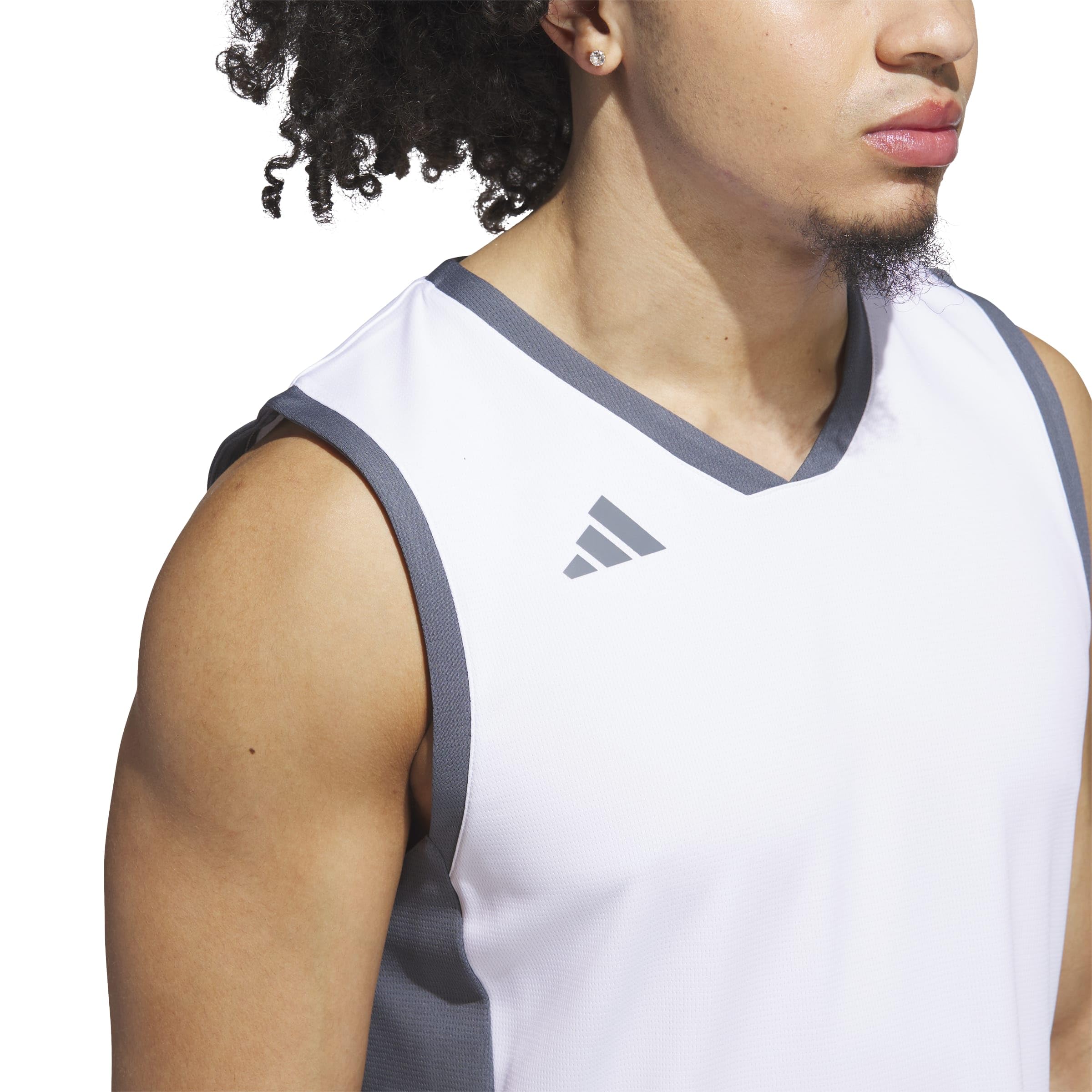 adidas Homme Mens Pulse Speed Bball Jersey