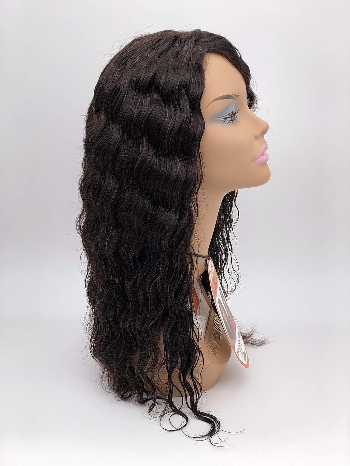 HAUTE 100% NATURAL VIRGIN HUMAN HAIR WET & WAVY BUNDLE HAIR NATURAL (12" 14" 16", LOOSE DEEP)