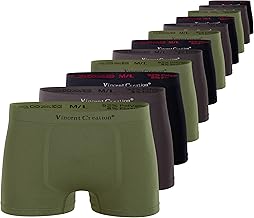 Pack of 12 Men's Seamless Boxer Briefs