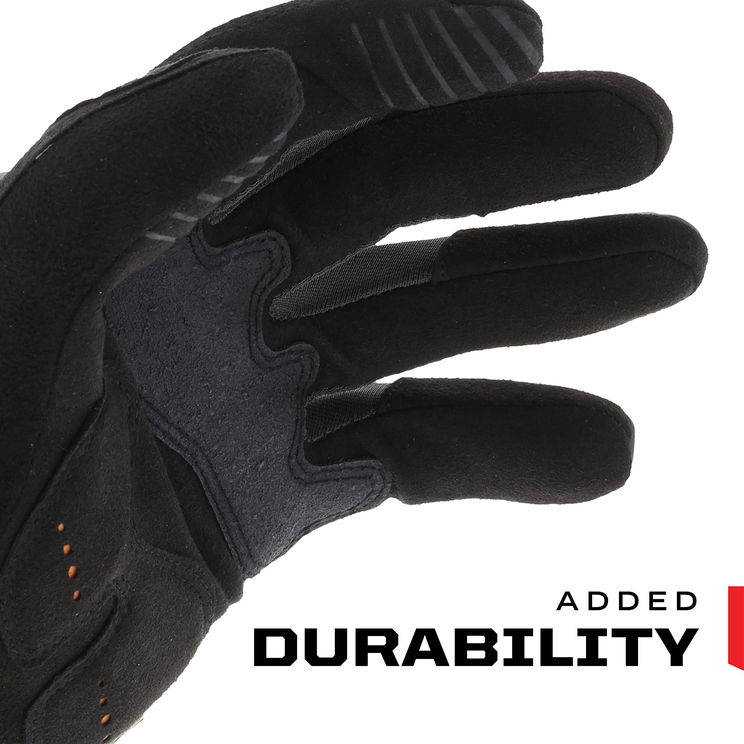 Mechanix Wear - M-Pact Open Cuff Work Gants (Large, Noir/Gris)