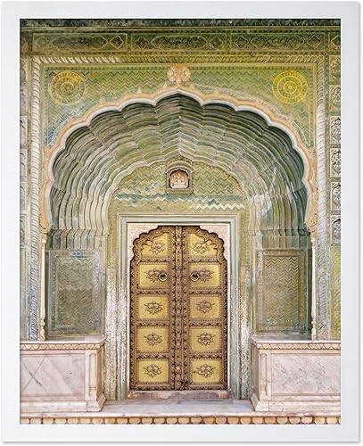 Miniatura 35 de Poster Master Póster de fotografía vintage, impresión retro de viaje, fotografía, balcón, océano, palmeras, suelo a cuadros, arte de pared sin marco