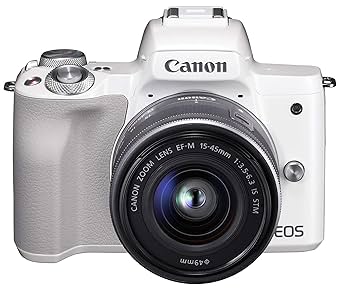 Amazon | Canon ミラーレス一眼カメラ EOS Kiss M 標準ズーム