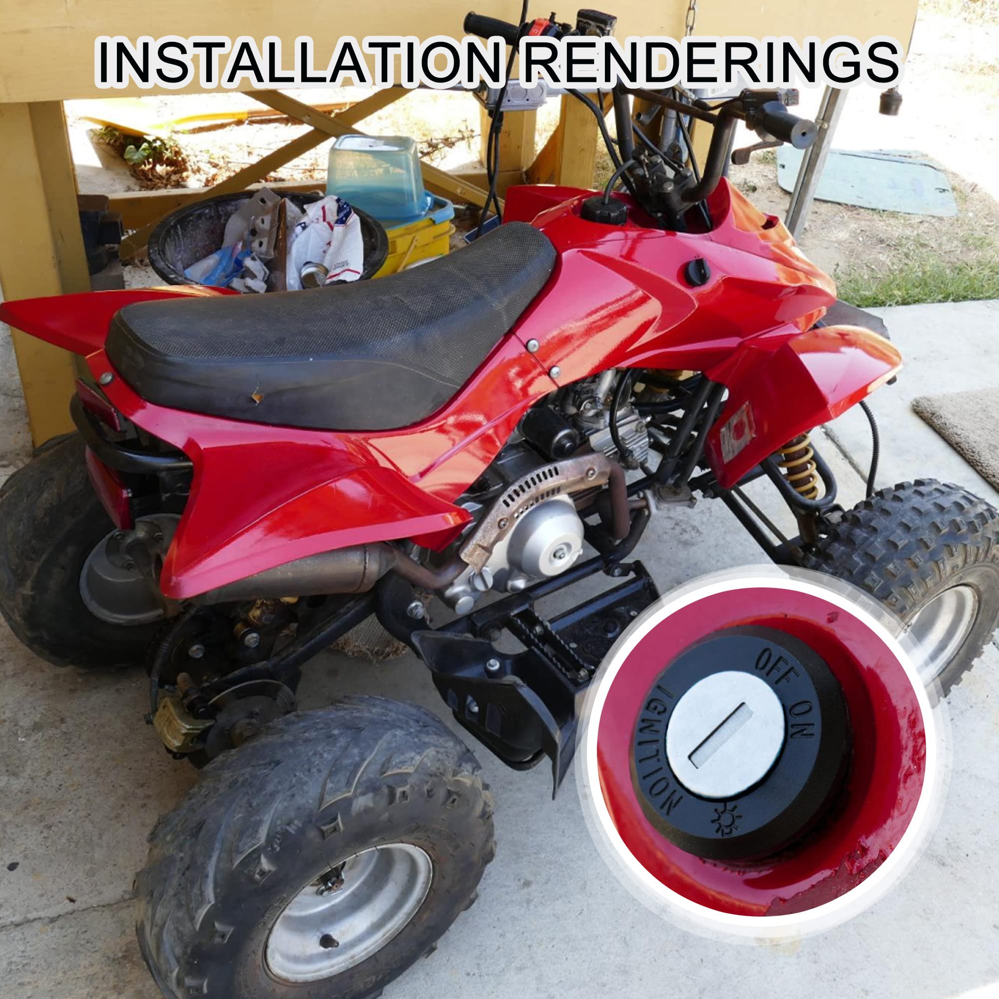 GOOFIT Links Schalter Gruppe Ersatz für 50cc 70cc 90cc 110cc 125cc