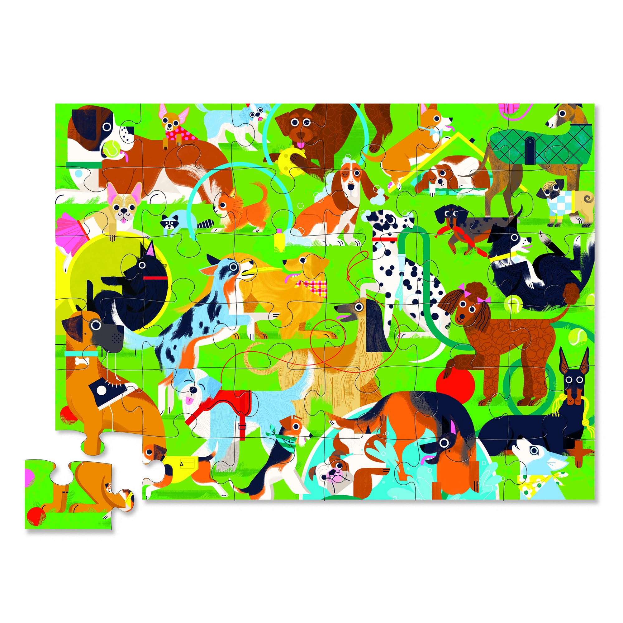 Crocodile Creek Puzzle, 36 Teile, Boden oder Tisch, groß, 50,8 x 68,6 cm, mit stabiler Aufbewahrungsbox für Kinder ab 3 Jahren