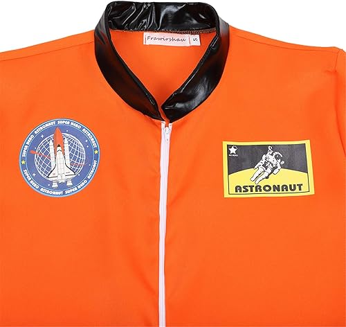 Miniatura 3 de Zhitunemi Disfraz de astronauta para hombre, ropa de vestir para adultos, overol de fantasía espacial para cosplay
