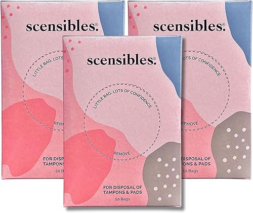 Miniatura 8 de Bolsas de eliminación de cuidado personal (50 unidades) - Para tampones, almohadillas, forros, preservativos y más - Solución de eliminación