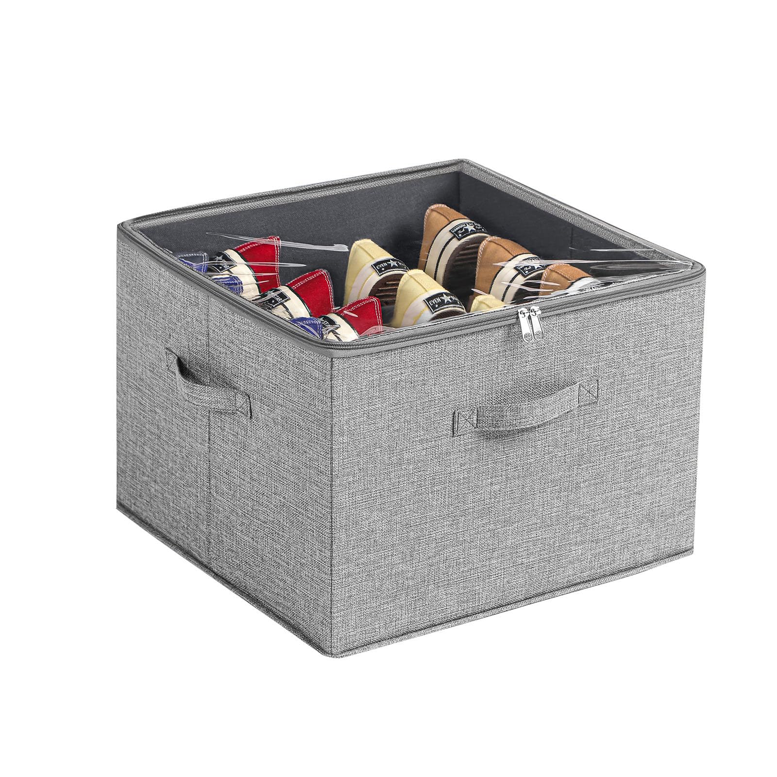Organisateur chaussures réglable 16 compartiments pliables à fermeture