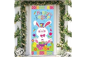 Fun Easter Bunny Door Cover