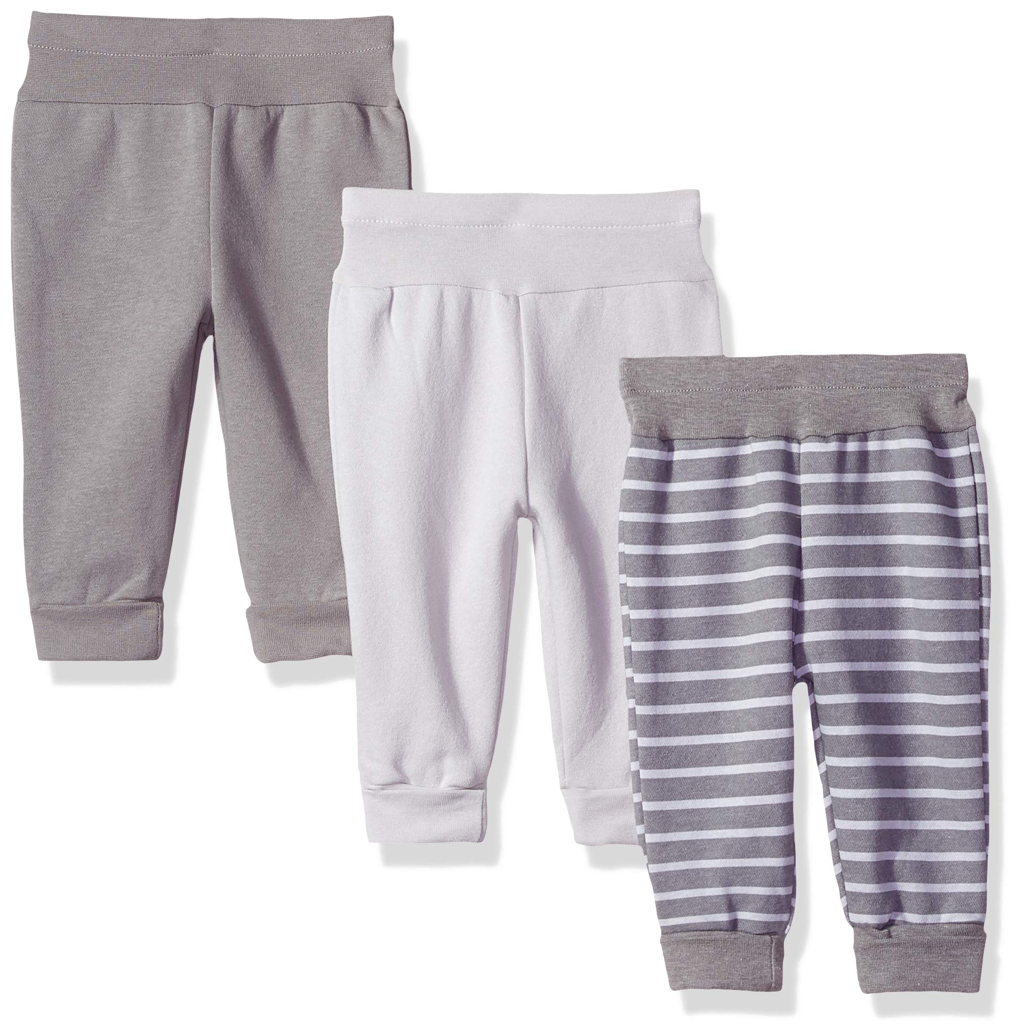 Hanes Flexy 3 Pack Adjustable Fit Knit Jogger Pants - Set para bebé Bebé-Niños