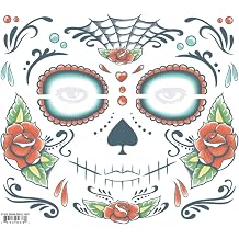 Morris Costumes Day of The Dead Tattoo