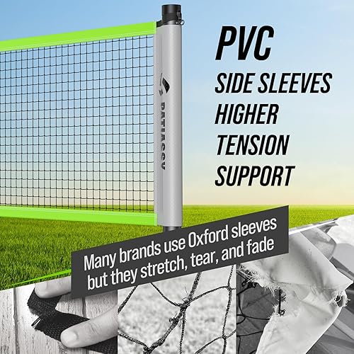 Vista 21 de Badminton Set for Backyard, Outdoor Badminton Net with Anti-Sag Design, 4 Professional Badminton Rackets, 4 Shuttlecocks and Carry Bag for Lawn or