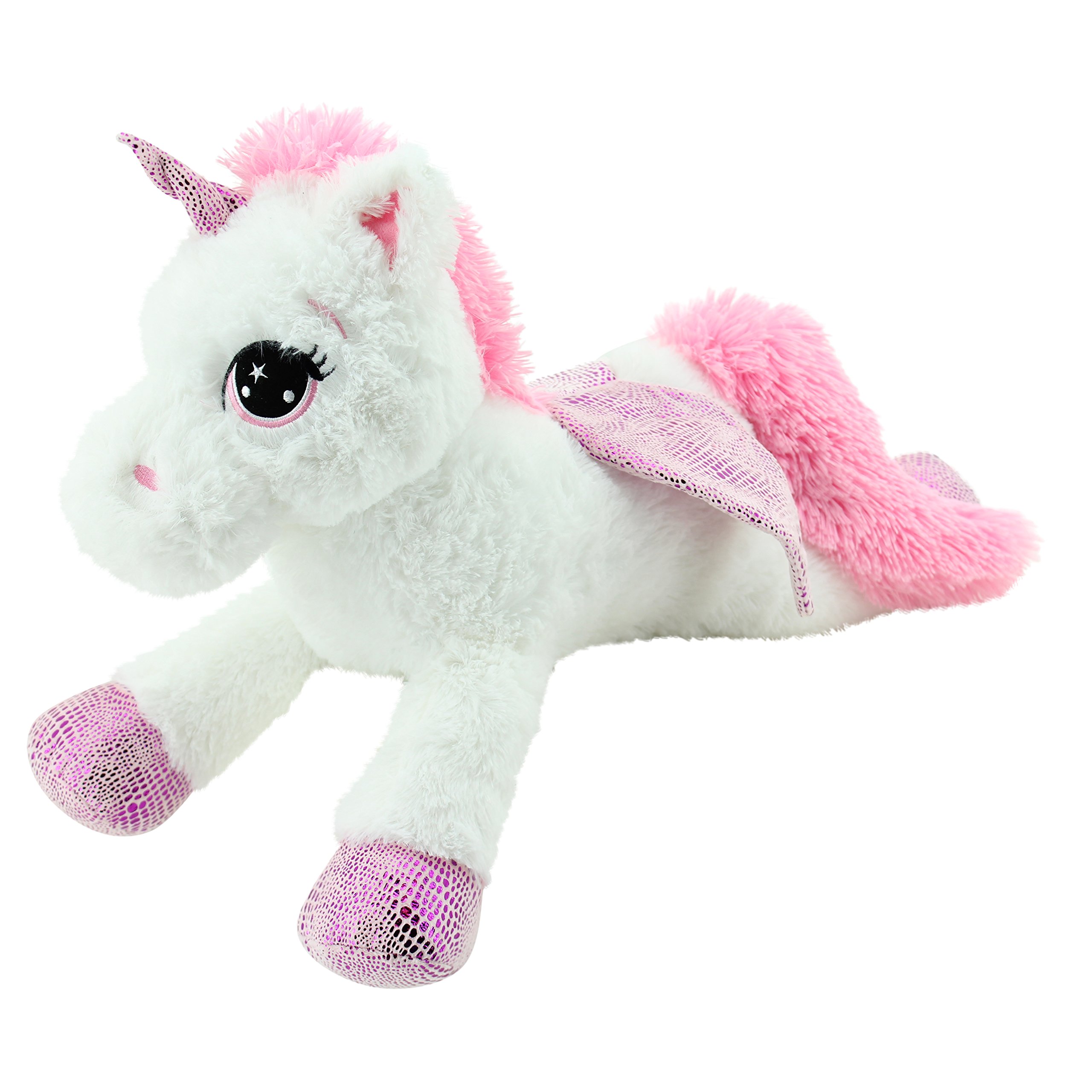 Sweety Toys Unicornio de peluche 8032, 60 cm, color blanco
