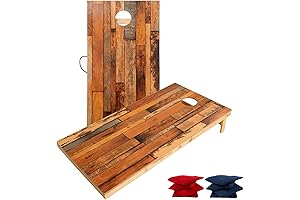 Premium Solid Wood Cornhole Boards for Tailgating