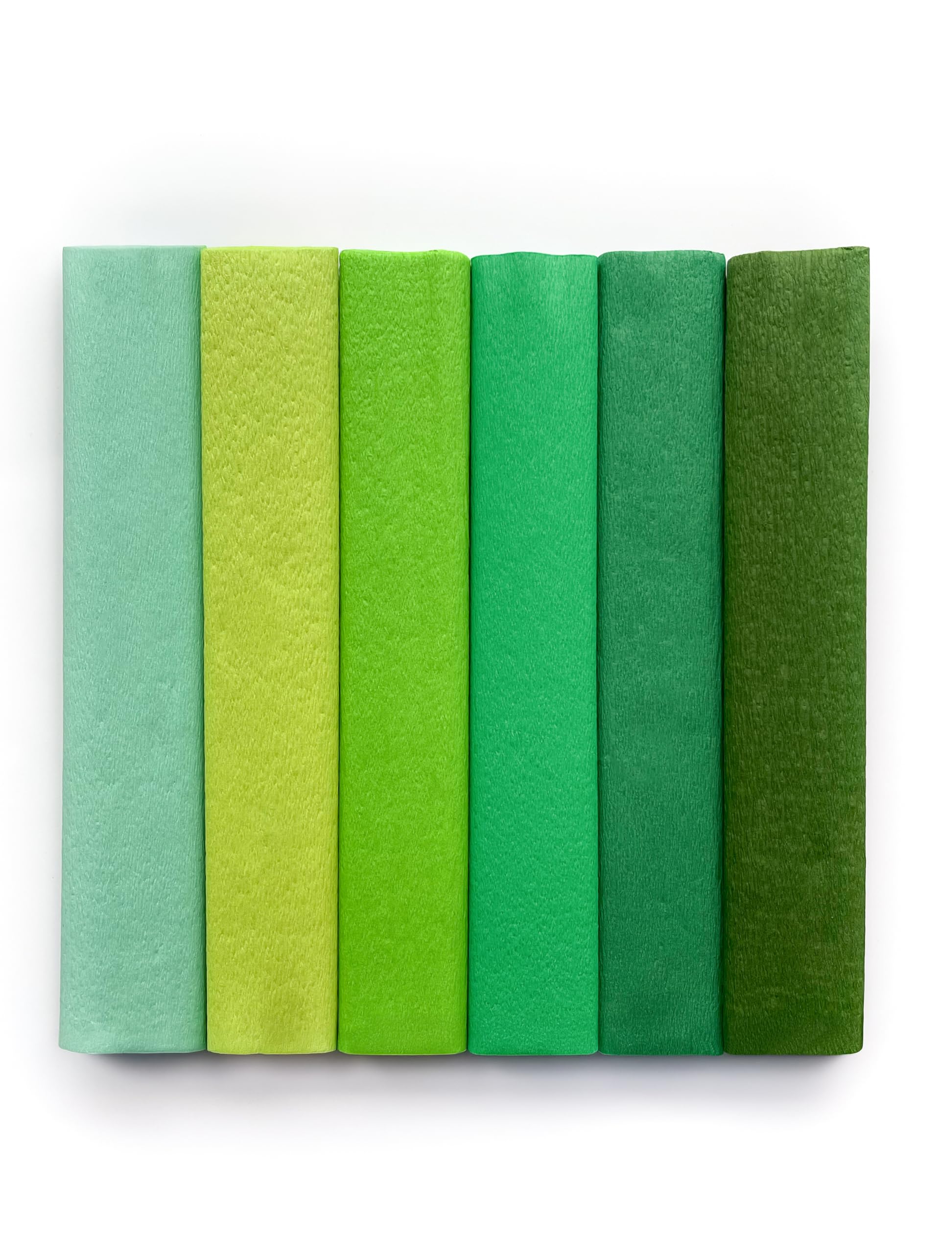 Interdruk Crepe Paper Rolls - 25 x 200 cm - Set of 6 - Jungle
