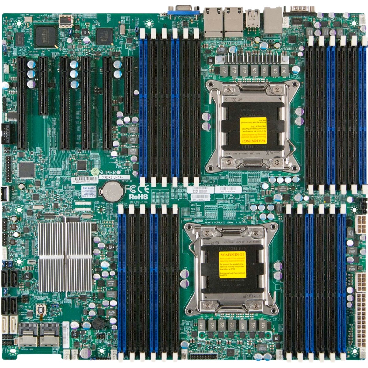 Supermicro X9DRi-LN4F+ サーバー用 マザーボード Amazon.com: SUPERMICRO MBD-X9DRI-LN4F+-O / X9DRi-LN4F+