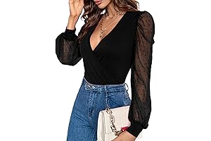 Polka Dot Mesh Tops: Enhance Your Wardrobe with Style and Versatility