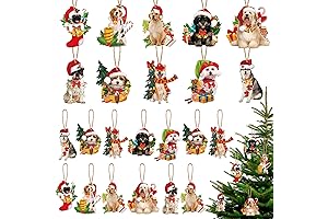 Exquisite Cat and Dog Ornaments for a Merry Christmas Tree