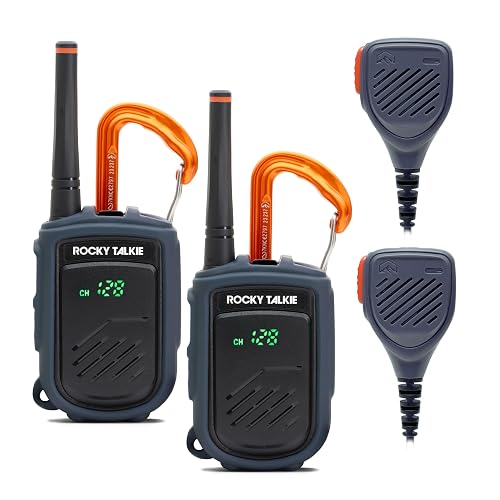 Rocky Talkie Mountain Radio (Waterproof Handmic) 2-Pack