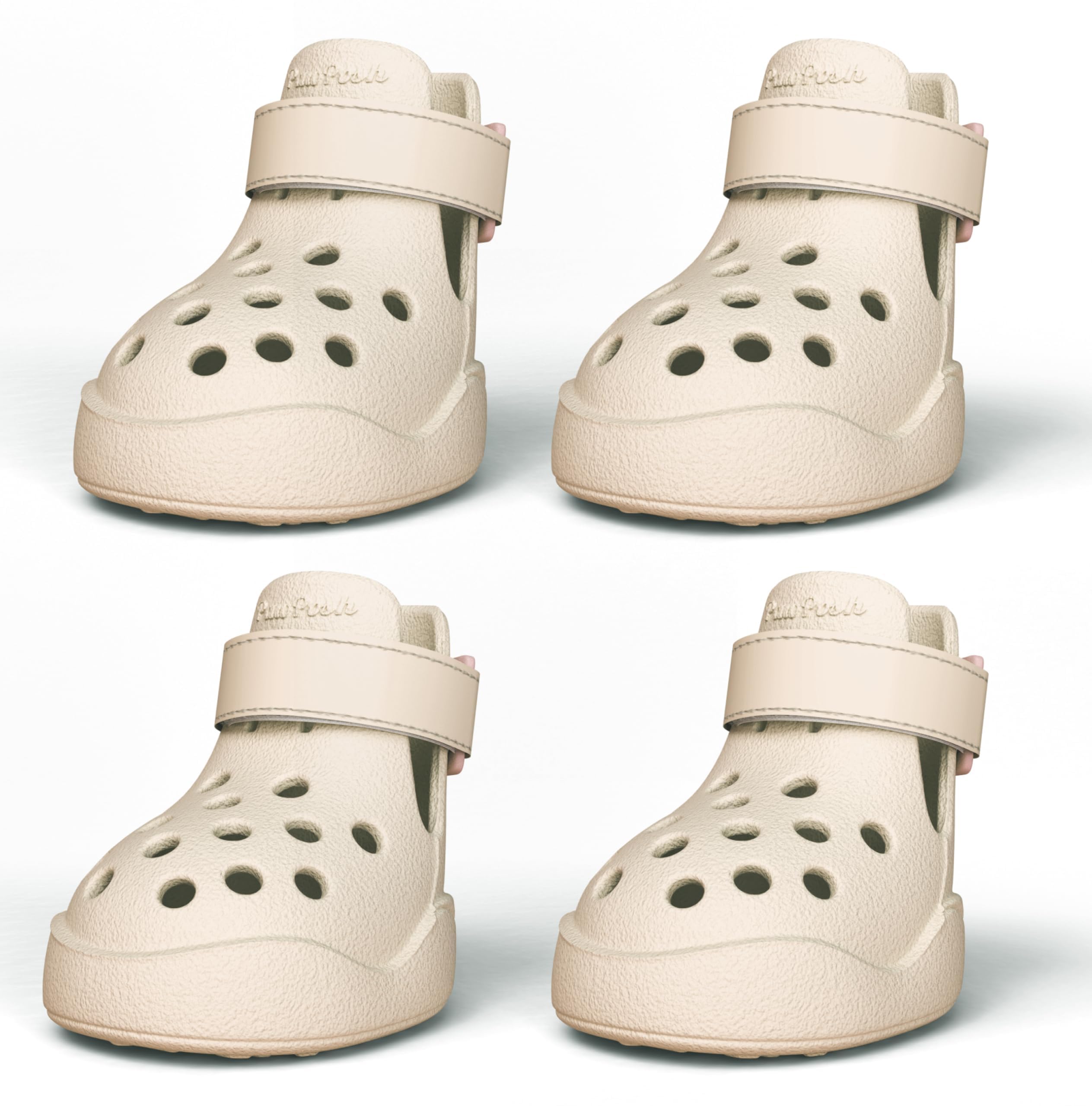 Dog Shoes: Non-Slip Waterproof Sandals for Hot Pavement, Breathable Perforated Boots, Large/Medium/Small Sizes, Ideal Paw Protector, Outdoor Clog