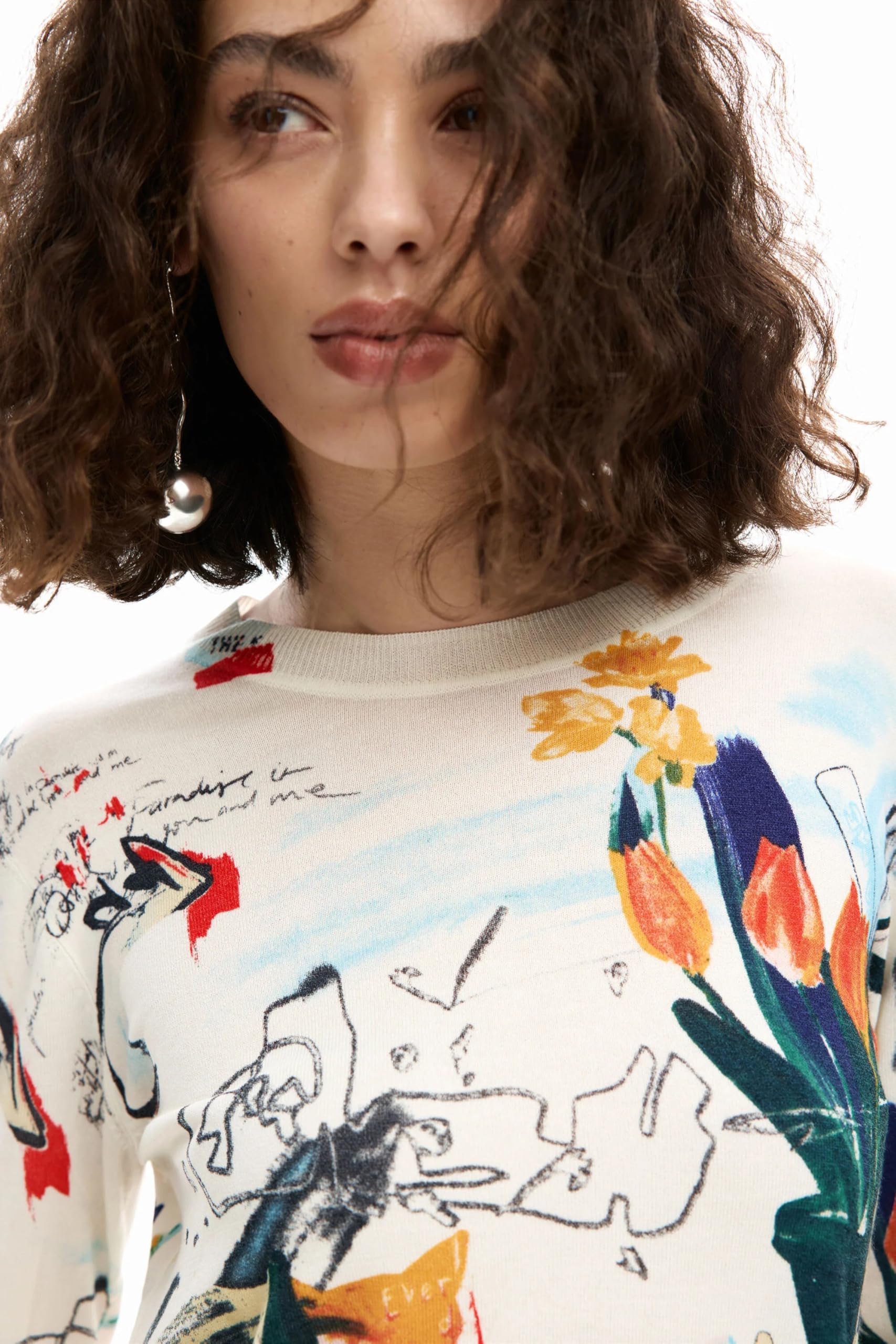 Desigual Nantes XS Lacroix Sweatshirt Donna