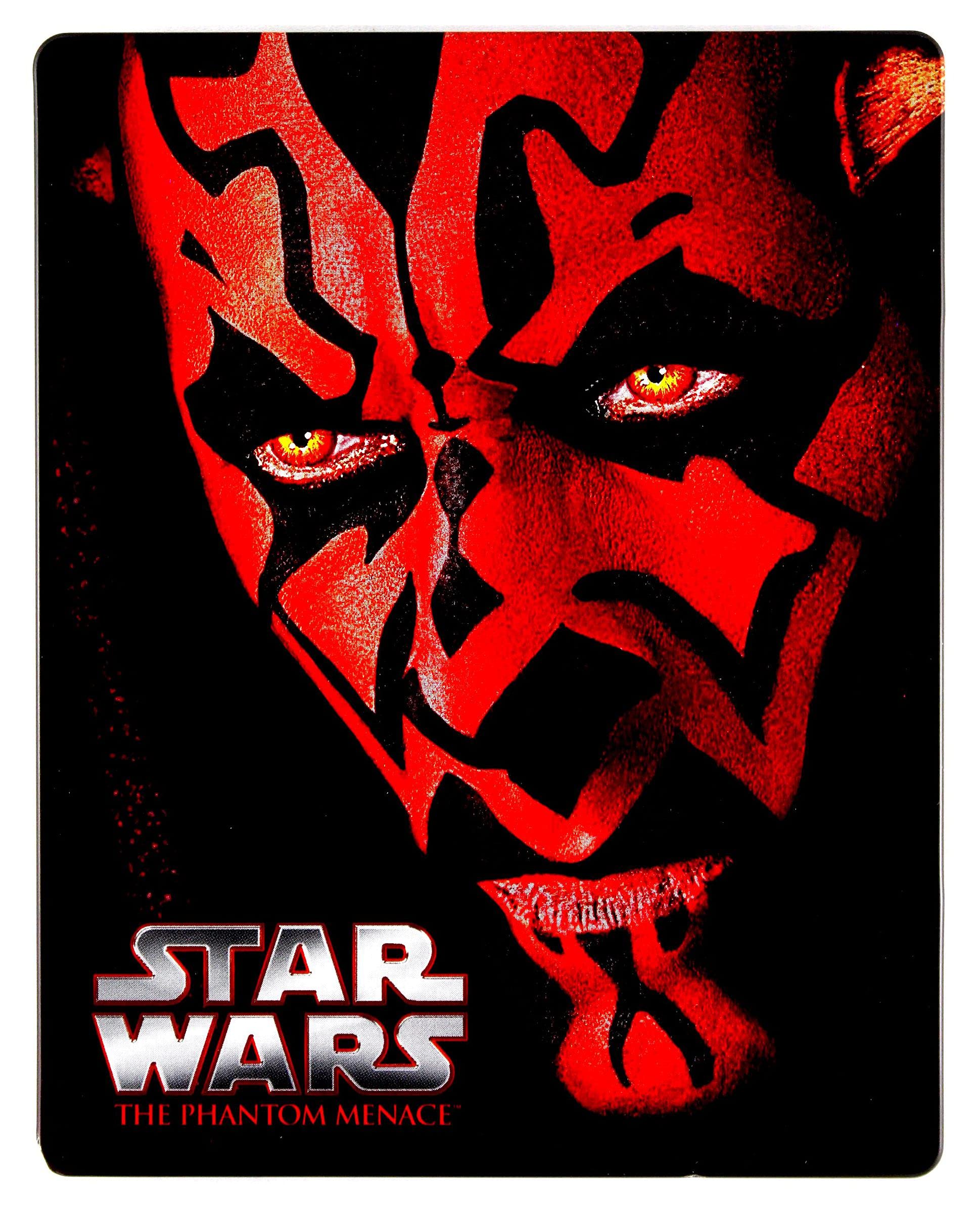 Star Wars Episode I The Phantom Menace Limited Edition Steelbook Blu Ray [Nordic Import]