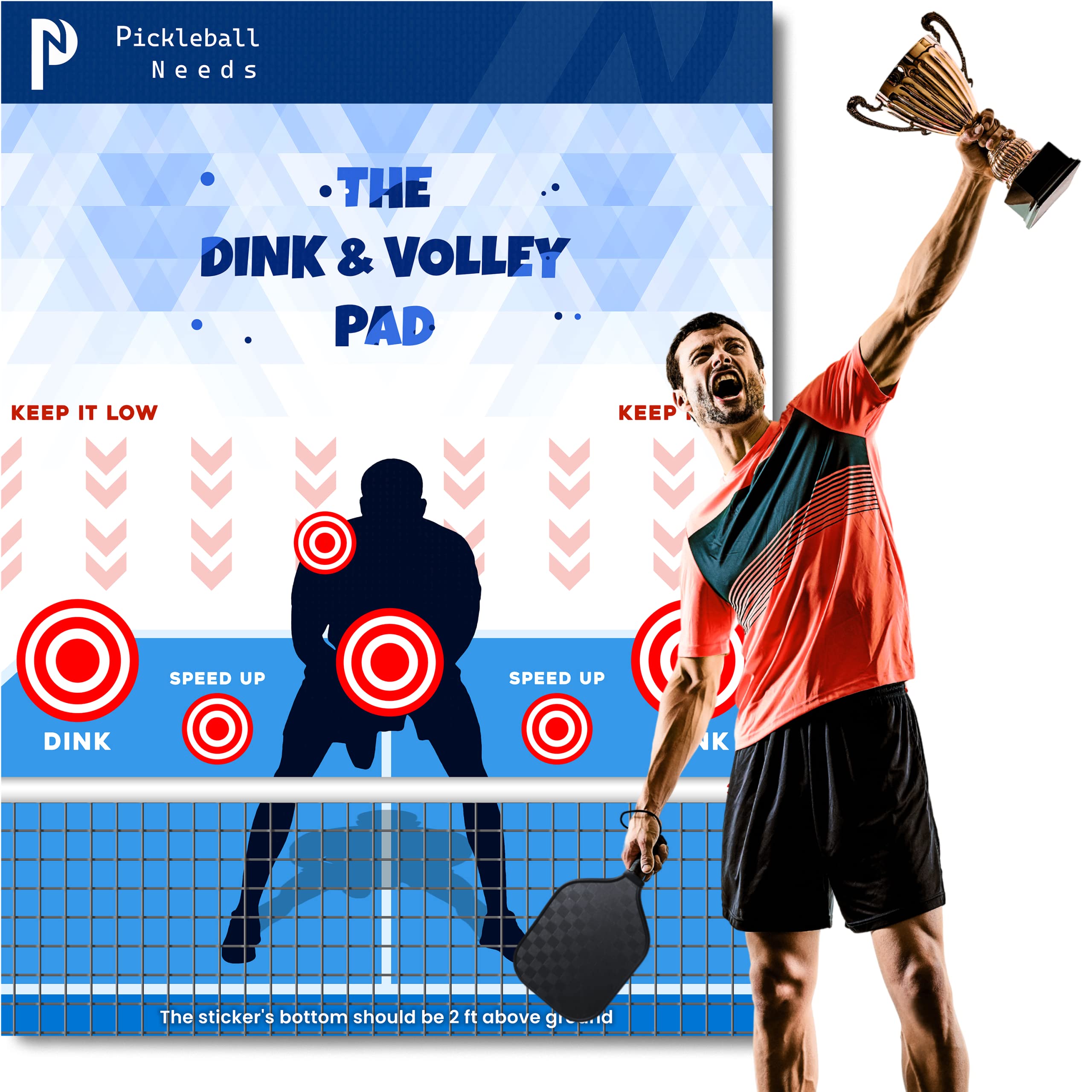 Buy The Dink and Volley Pad Improve Your Dink with Pickleball