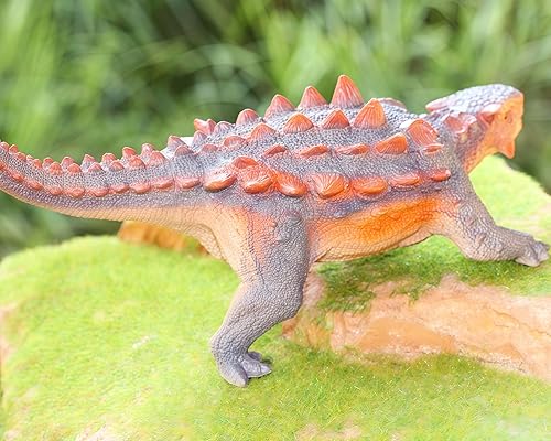 Miniatura 2 de Gemini&Genius Figuras de acción de dinosaurio de Spinosaurus con mandíbula movible para cumpleaños de niños, suministros de fiesta para niños y