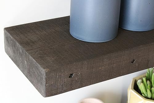 Vista 46 de Urban Legacy - Estantes flotantes hechos de auténtica madera regenerada, moderna, a la moda, madera de granero, hecho por Amish en el condado