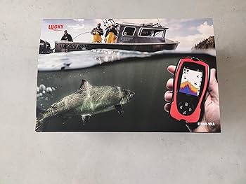 LUCKY ワイヤレス魚群探知機 FF1108-1CW Amazon | LUCKYLAKER 防水 ワイヤレス 魚群探知機 ポータブル