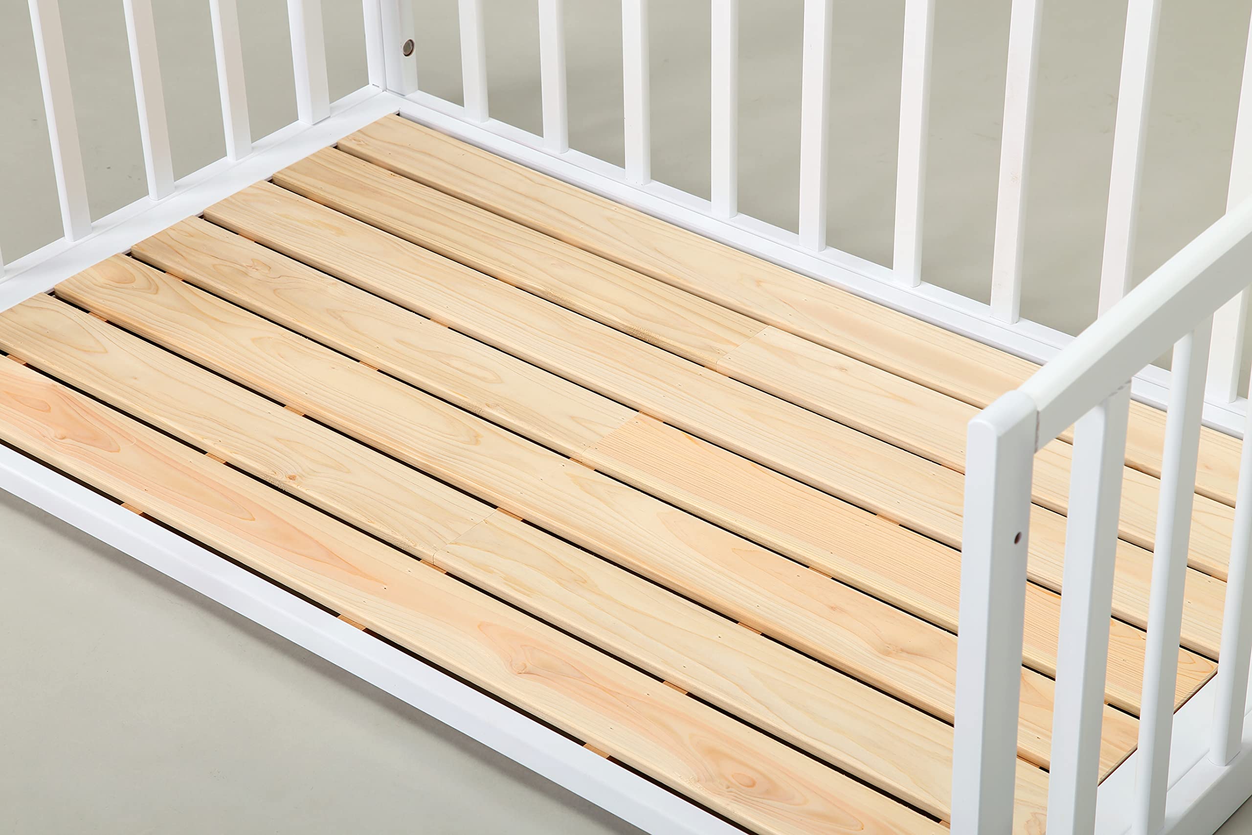 Amazon.co.jp: ヤマサキ おふとんサークル(ひのきすのこ床板付き