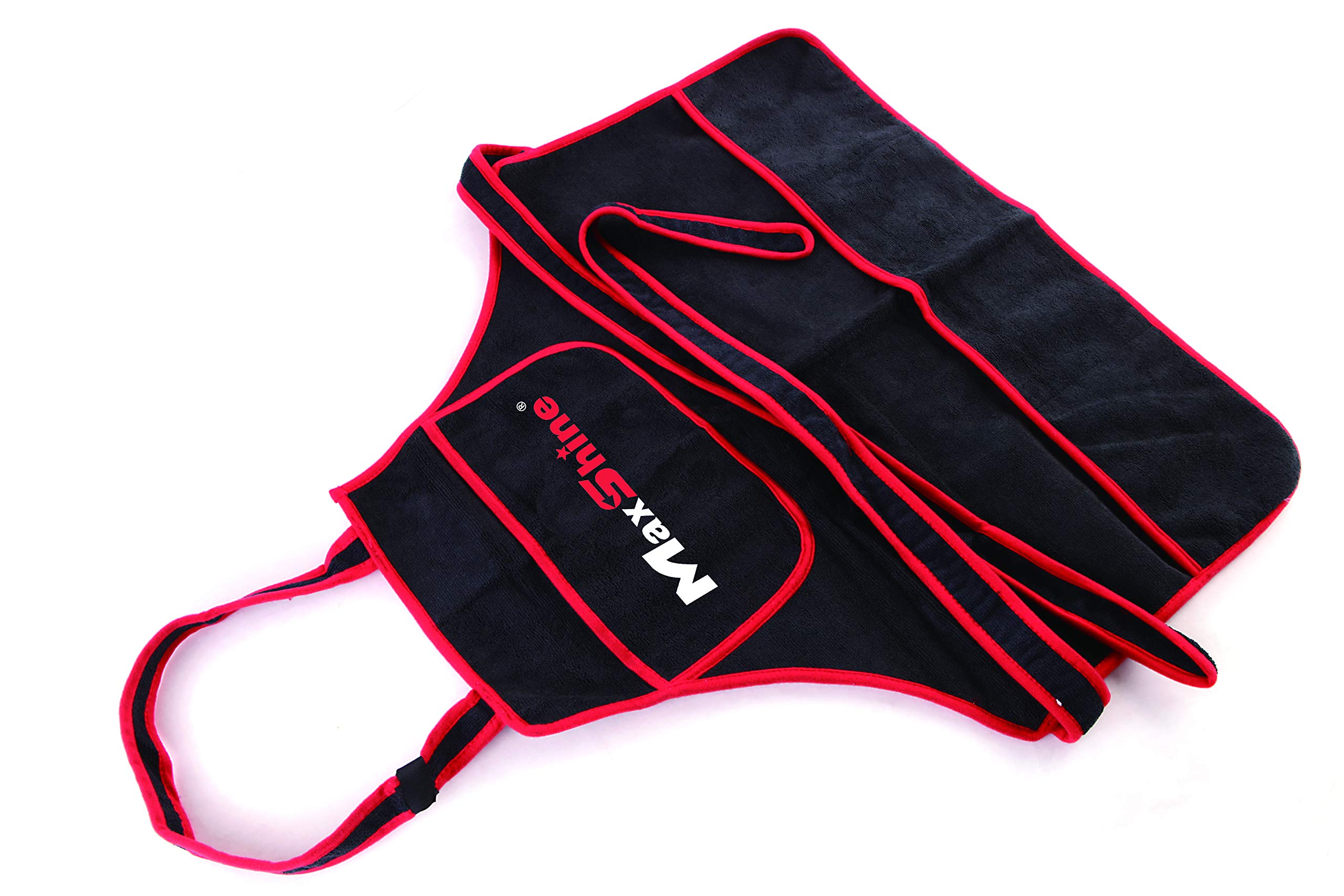 MaxshineAdjustable Microfiber Detailing Apron (330GSM) Waterproof Cloth for Car Detailing - Wash and Reusable Detailing Apron