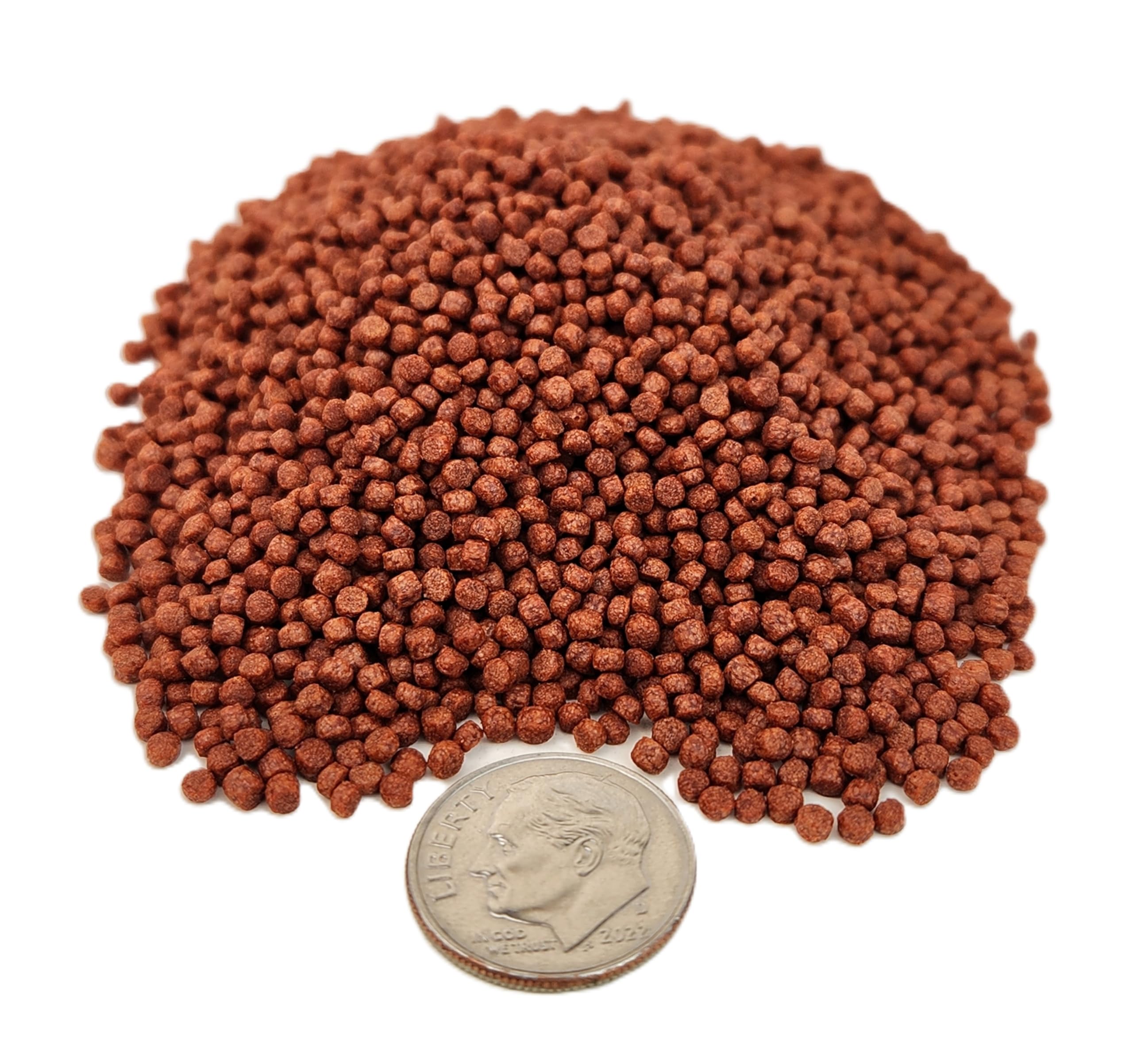 Aquatic Foods Inc. Ultra Intense Color Enhancing with a 10-Day Color Change, 1.5mm - 2mm Floating Pellets for Cichlids, Discus, All Baby and Small Tropical Fish & Pond Fish…8oz Jar