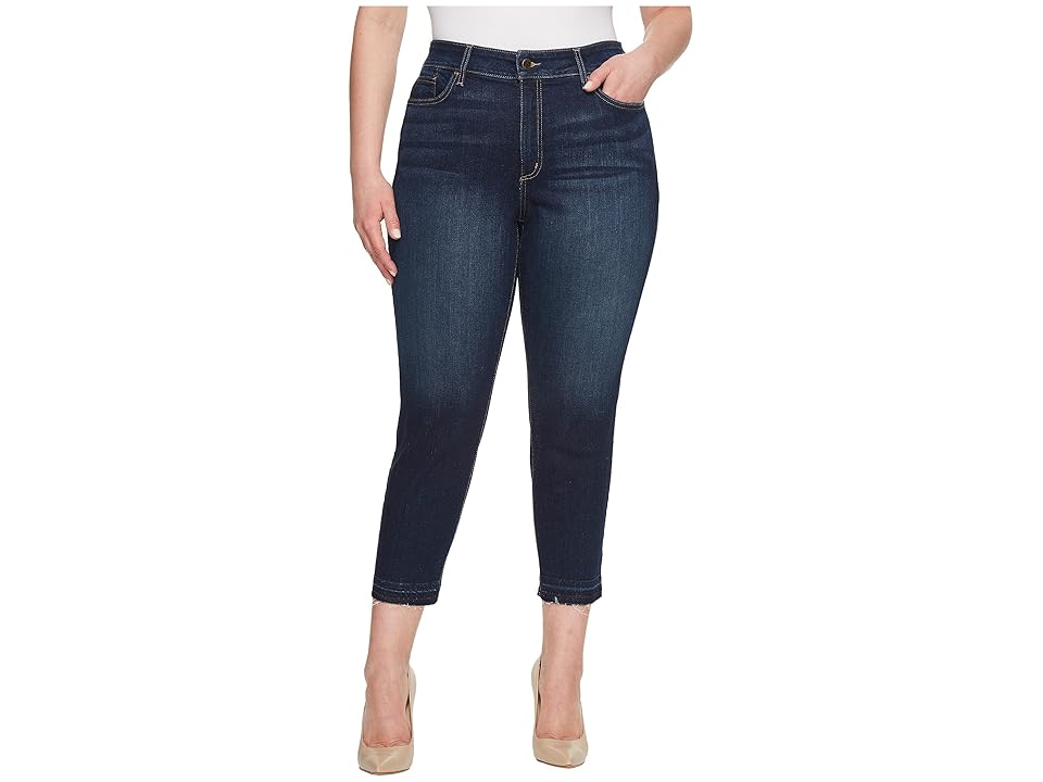 

NYDJ Plus Size Plus Size Alina Ankle w/ Released Hem in Bezel (Bezel) Women's Jeans, Blue