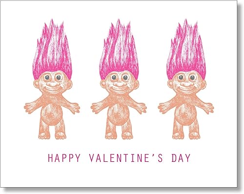 Miniatura 2 de Happy Valentine's Day TROLL DOLL Card