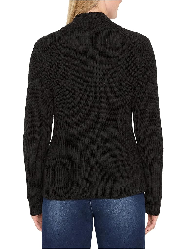 Black NIC+ZOE Shaker Knit Cardy Jacket