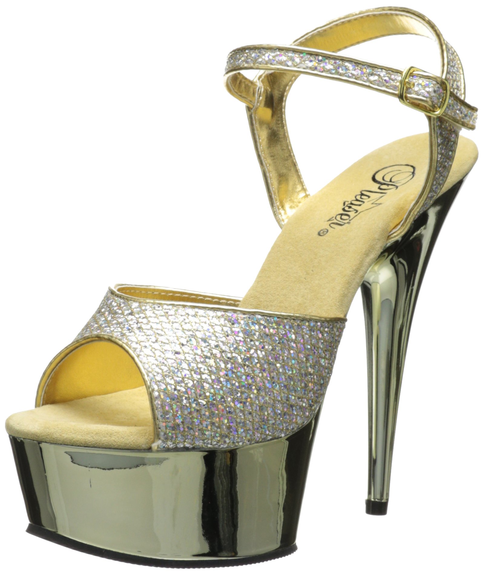 Pleaser Delight-609g Sandalias abiertasMujer
