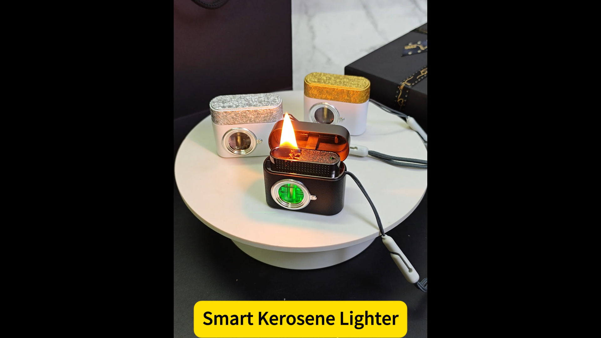Encendedor Smart Kerosene con 4 Modos de Ignición, Diseño Cámara miniatura 7