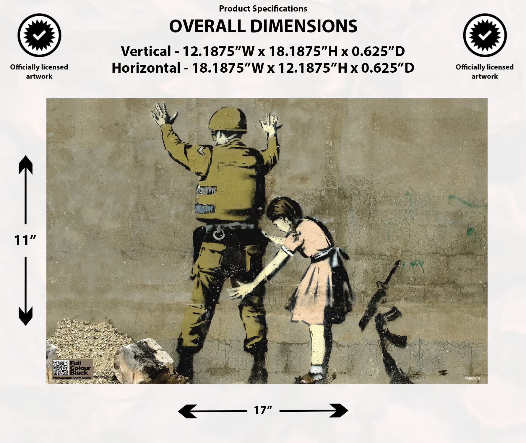 Amazon.com: Pyramid America Street Art Poster - Banksy Soldier