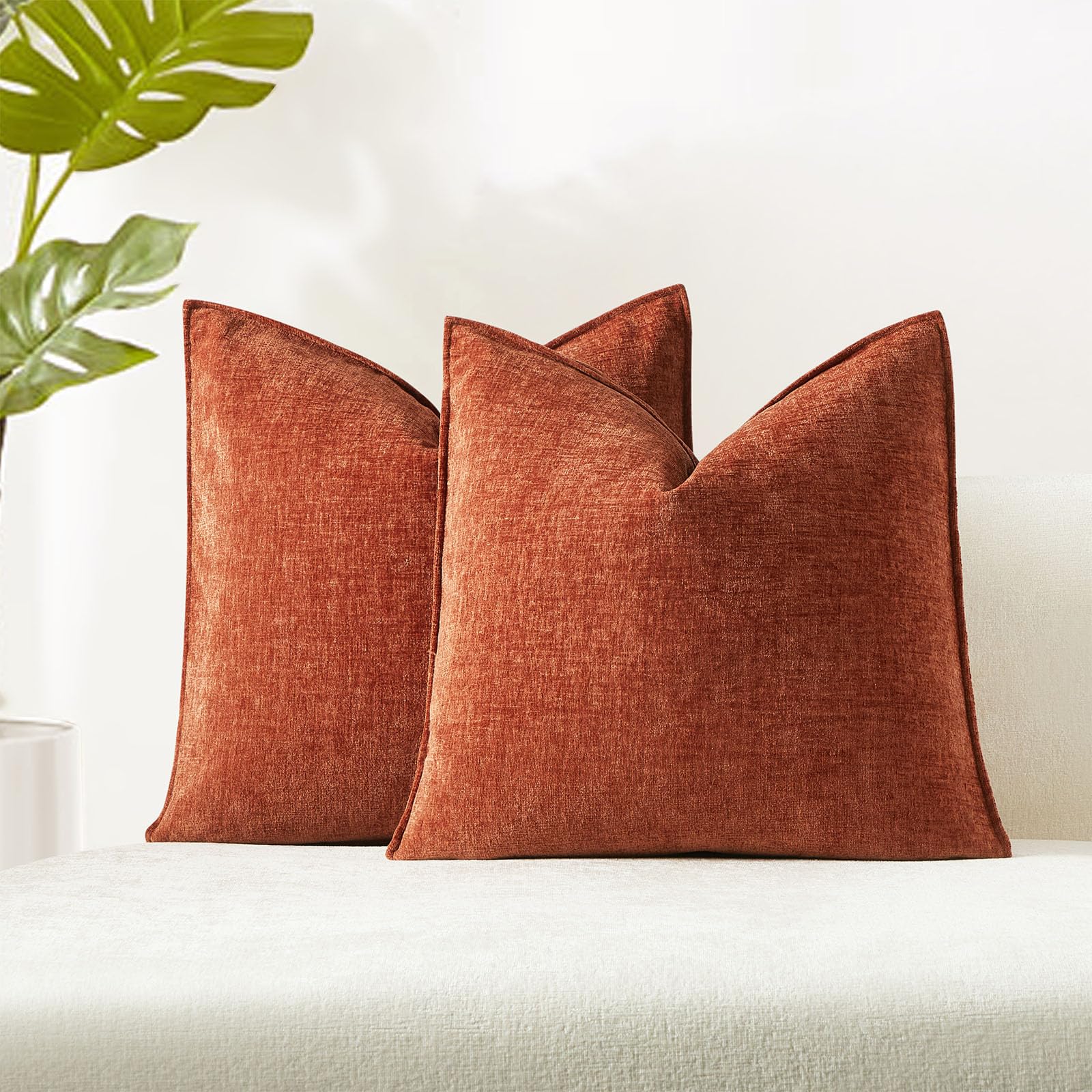 Chenille Decorative Throw Pillow Covers