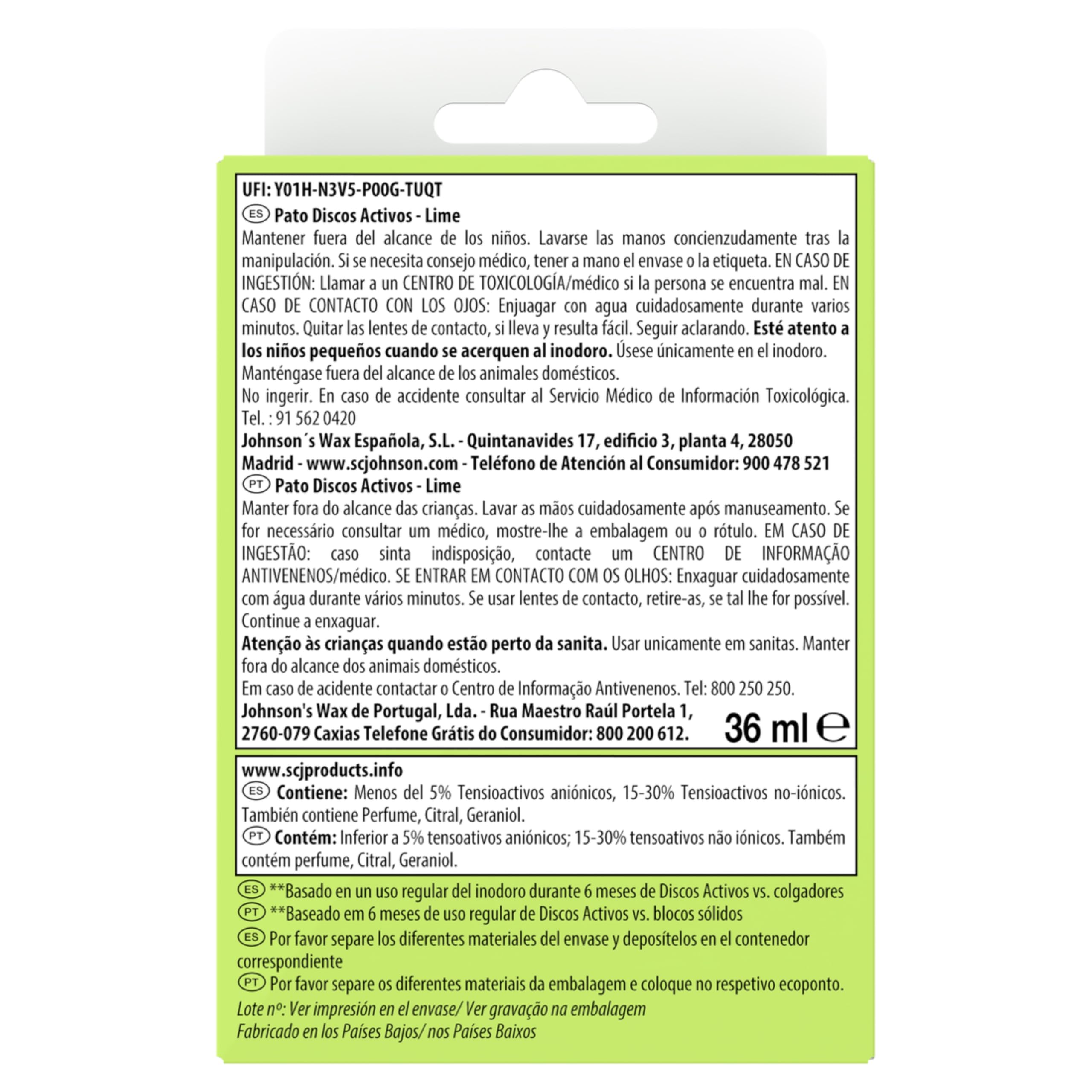 Image secondaire de Pato Disques actifs WC Lima, applicateur et recharge avec 6 disques