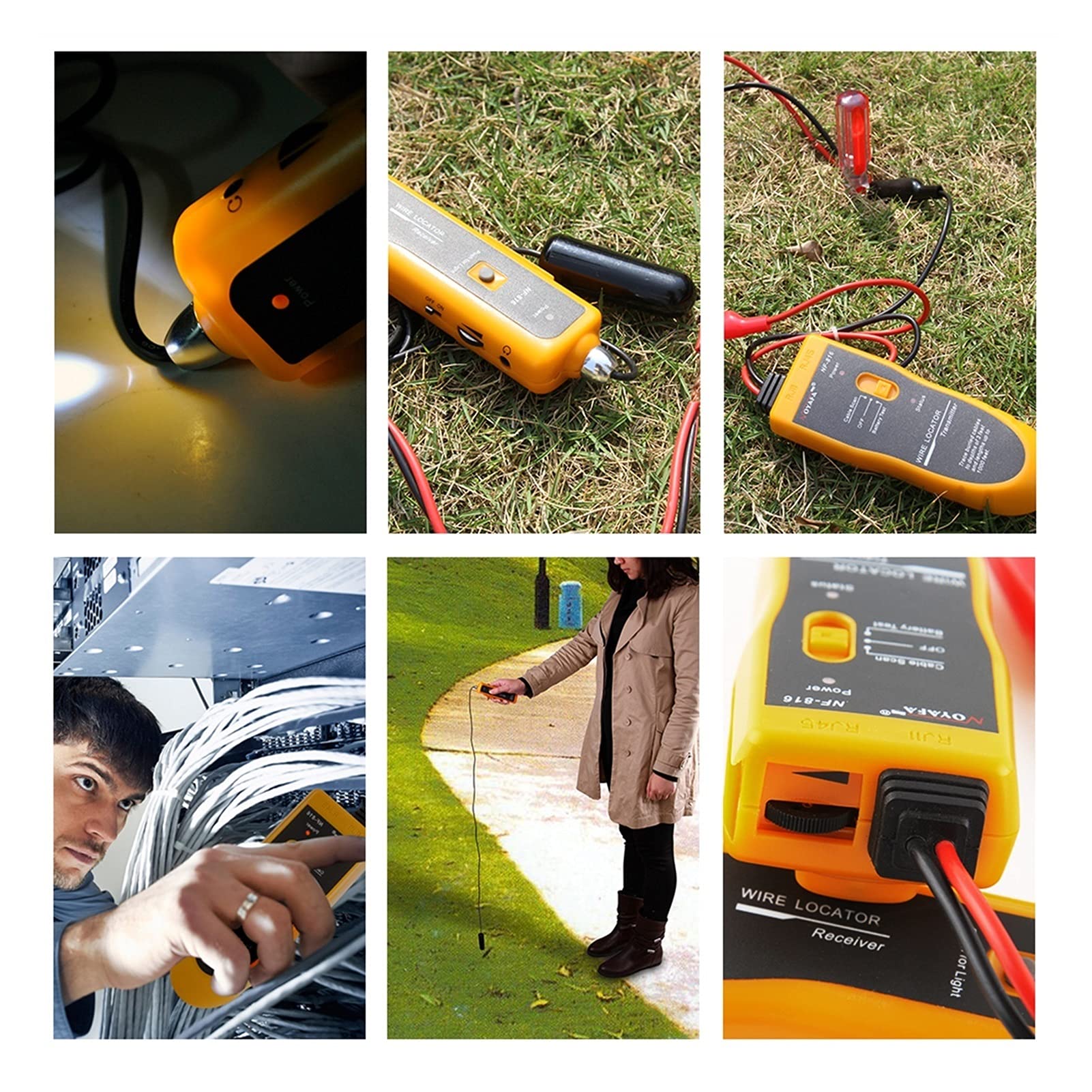 Lokalizator linii Sieć Tester Tester Detektor Finder Telefon Tracker Tracer Diagnise Tool Tool