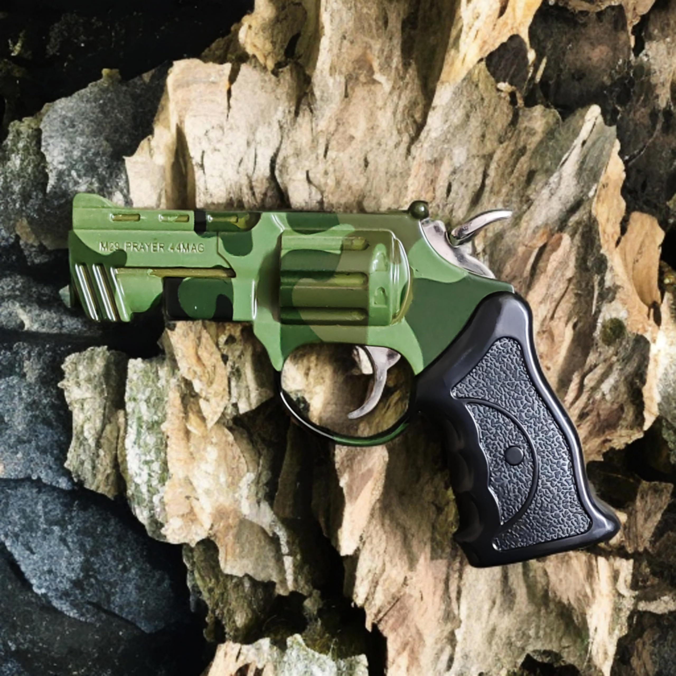 JGG Jain Gift Gallery Gun Pistol Lighter Heavy Weight Body Real and Original Like Gun Pistol for Decorative, Smoking Filled with Gas-picture-47