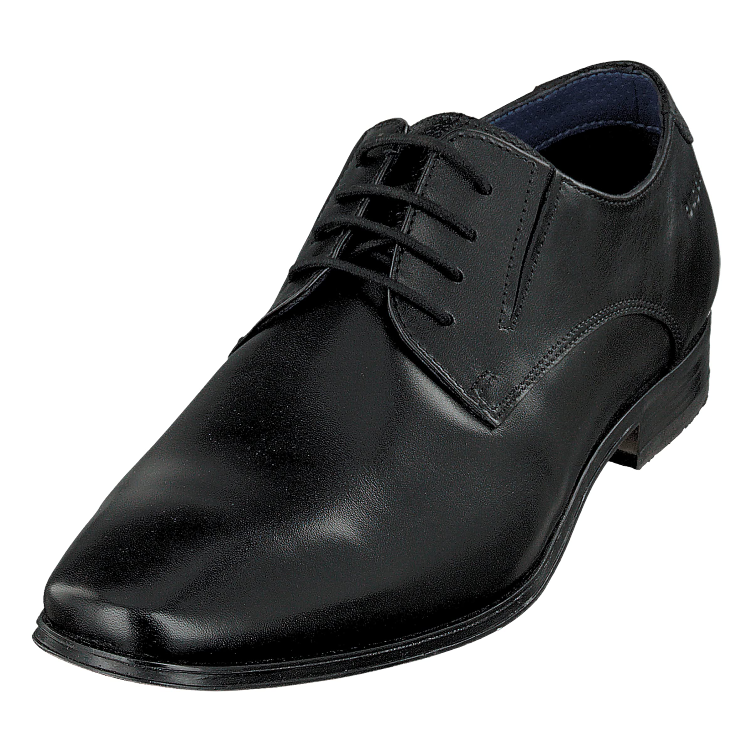 bugatti Chaussure Basse Business en Cuir, Derby Classique avec Élastique DerbysHomme