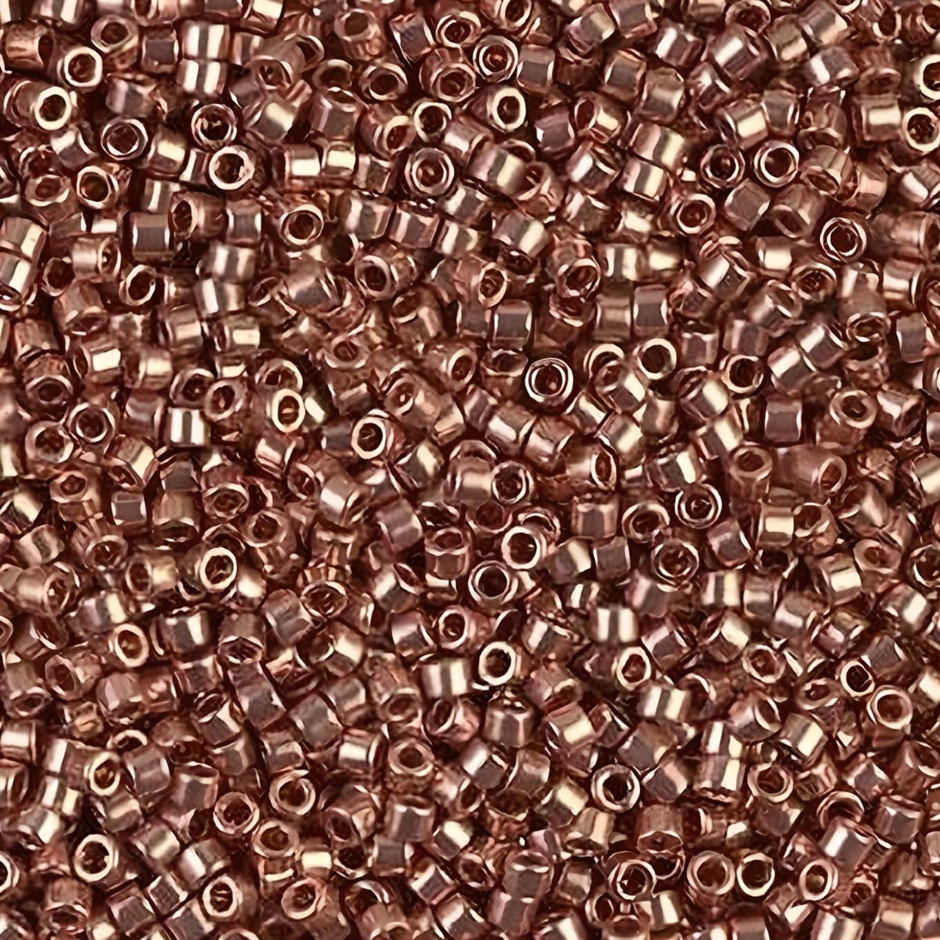 Miyuki Delica Seed Beads Bundle: misura 11/0, Metallics Collection DB021, DB022L, DB040-3 tubi da 7,2 grammi