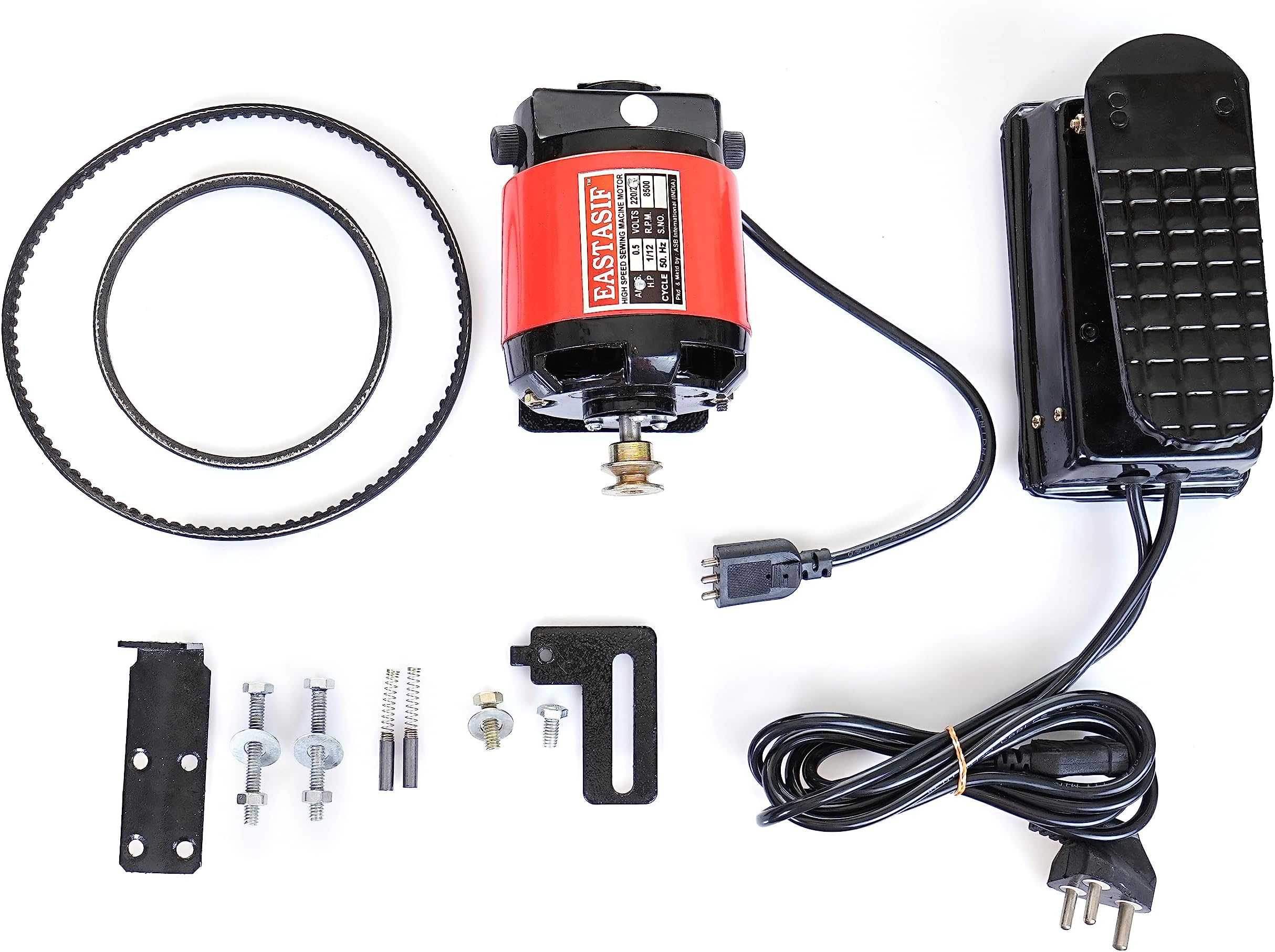 USHA Metal Sv Domestic Sewing Machine Motor 1/20 Hp Black, Adult