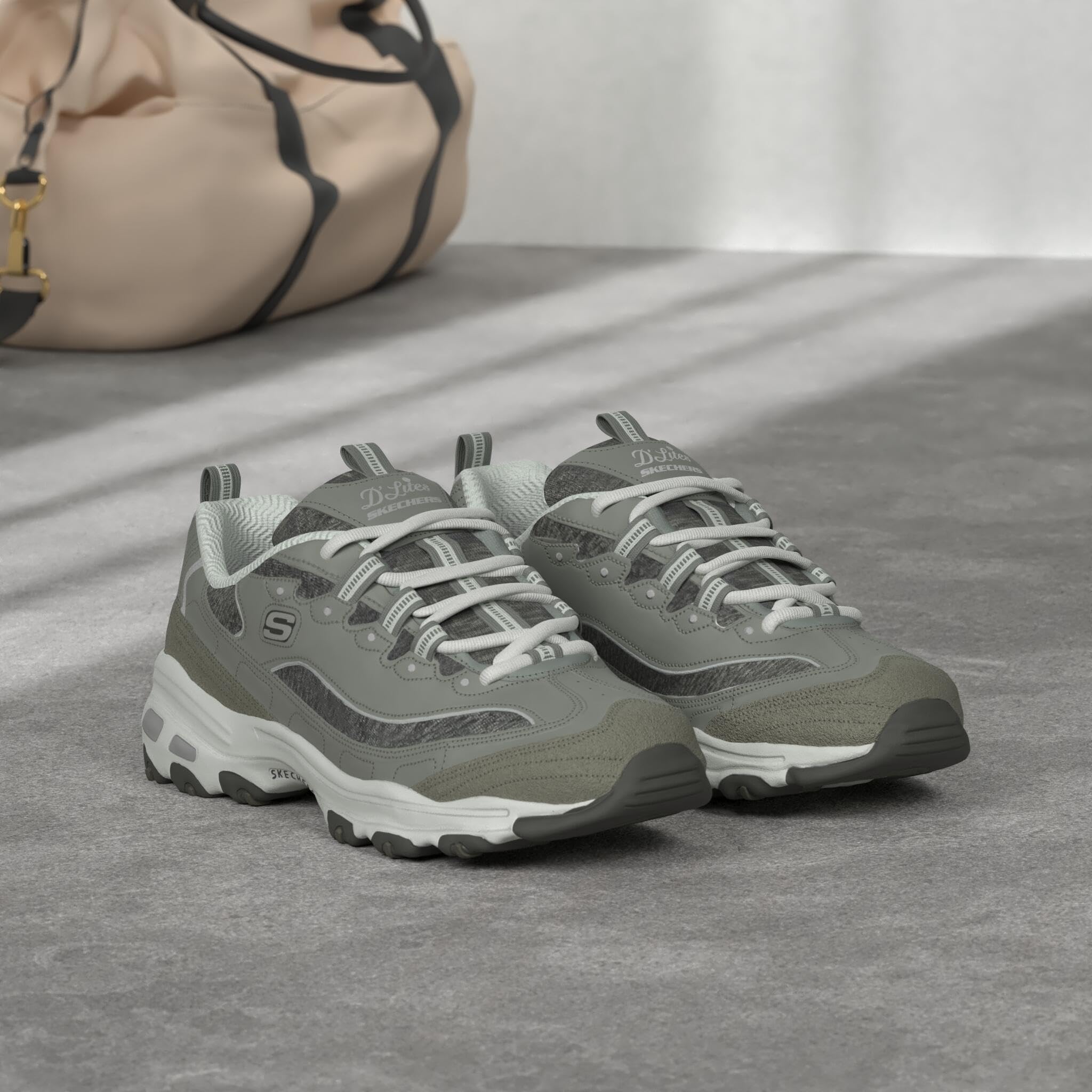 Skechers Sneakers Mujer D Lites Blanco