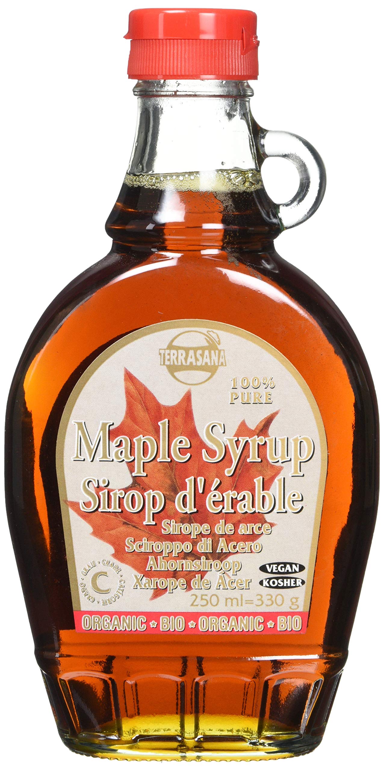 Terrasana Organic Maple Syrup 250ml (Pack of 2)