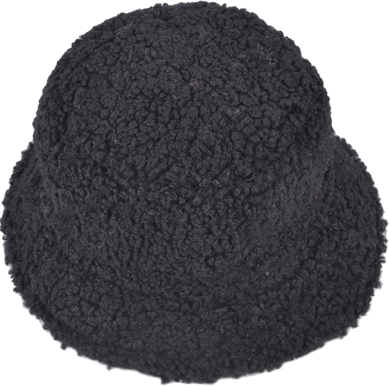 ChezAbbey Faux Fur Bucket Hat, Fuzzy Furry Winter Warm Fisherman Cap, Fluffy Teddy Sherpa Clothe Hats for Women Men Girls