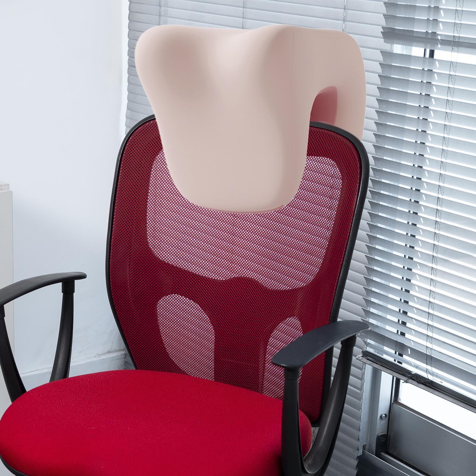 PYserne Nackenstütze Für Bürostuhl - Memory Foam Kopfkissen 25x17x25cm