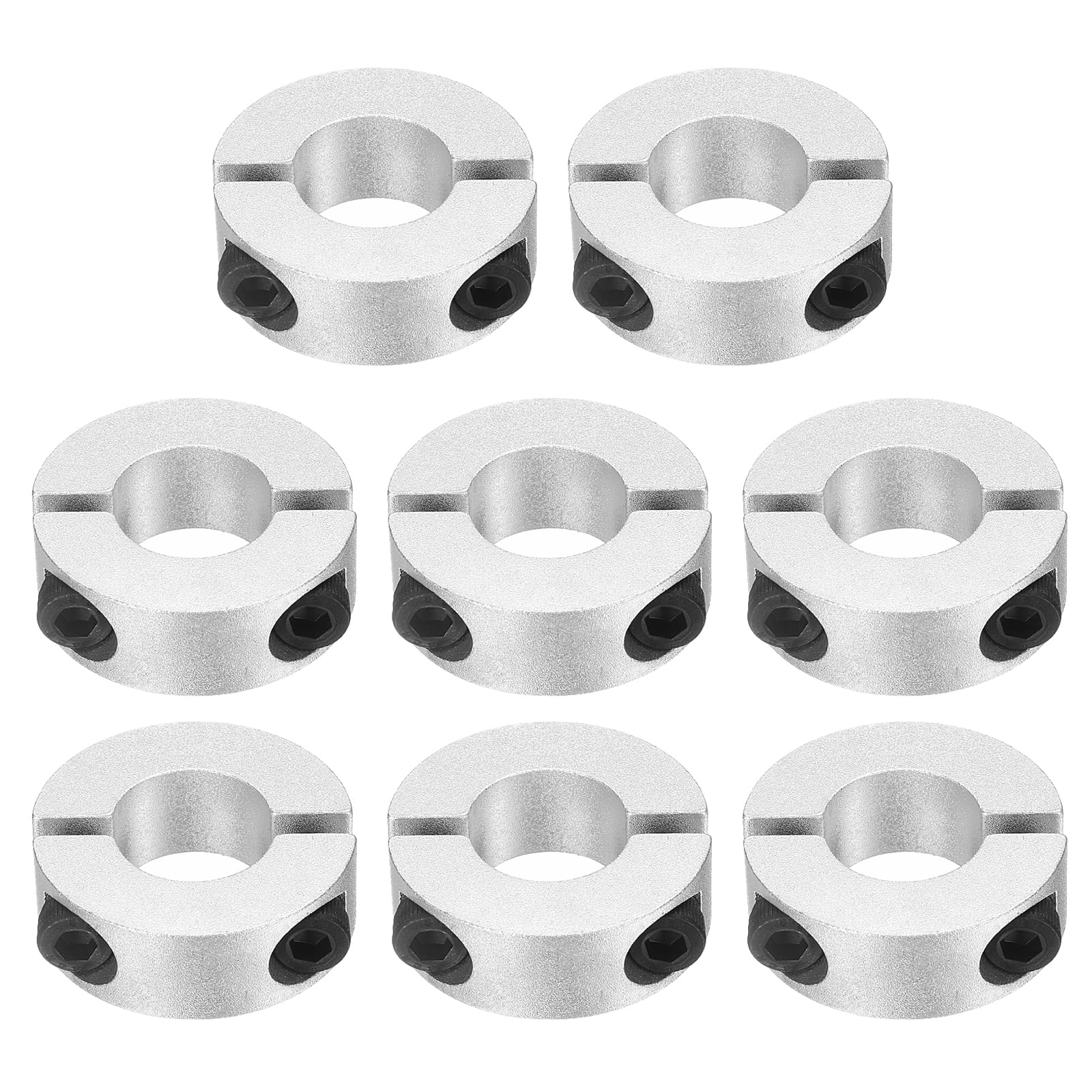 Aluminum Shaft Collars - 8 Pack, Secure Grip -10 Aluminum Shaft Collars - 8 Pack, Secure Grip -10